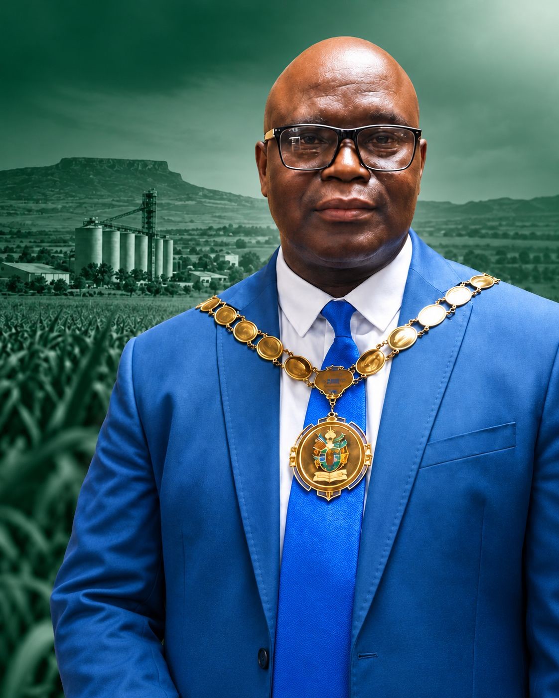Official portrait of Mafube Executive Mayor Councillor J. P. S. Matsole