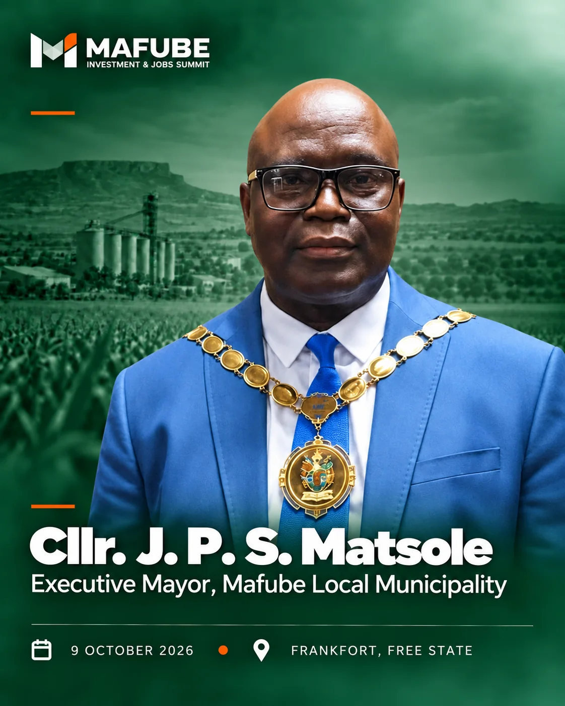 Cllr. J. P. S. Matsole, Executive Mayor